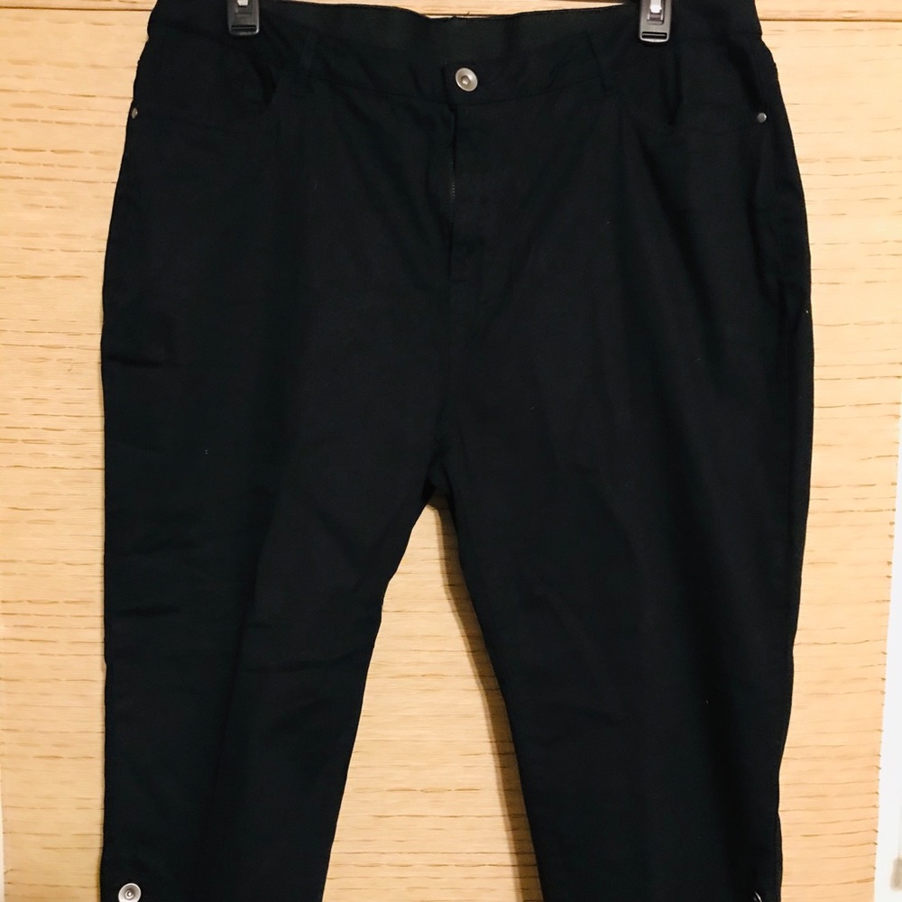 Black Denim capris
